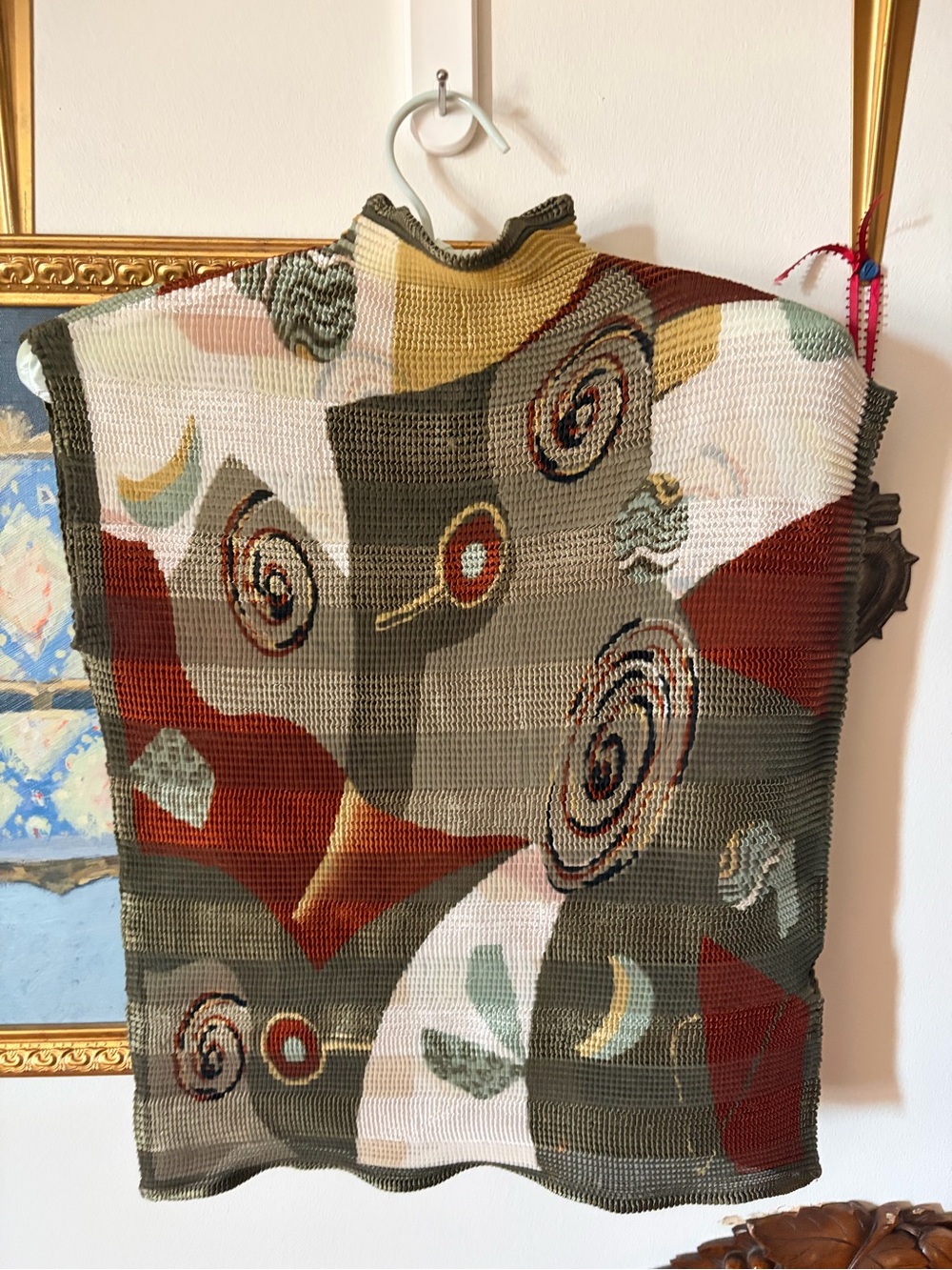 Abstract Olive Green Wall Hanging Tapestry